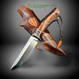 ФЕНІКС ІІІ авторський ніж ручної роботи Павла Гончаренка, сталь N690™, 60 HRC, купити замовити в Україні